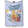 image:imageJay Franco Kids Plush Throw Blanket  Soft amp Cozy Fleece Throw for Bedroom amp Couch Dcor Official Licensed Product Black  Monsters Inc 60x90  Large BlanketPurple  Sesame Street