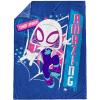 image:imageJay Franco Kids Plush Throw Blanket  Soft amp Cozy Fleece Throw for Bedroom amp Couch Dcor Official Licensed Product Black  Monsters Inc 60x90  Large BlanketBlue  Ghost Spider