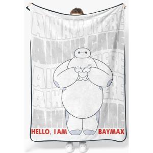 image:imageJay Franco Kids Plush Throw Blanket  Soft amp Cozy Fleece Throw for Bedroom amp Couch Dcor Official Licensed Product Black  Monsters Inc 60x90  Large BlanketWhite  Big Hero 6