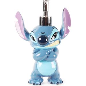 image:imageJay Franco Kids Soap Dispenser  85 Resin Hand Lotion Pump Bathroom amp Kitchen Decor Official Licensed Product Multi  Strawberry ShortcakeBlue  Lilo and Stitch