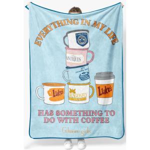 image:imageJay Franco Plush Throw Blanket  Soft amp Cozy Fleece Throw for Bedroom amp Couch Dcor Official Licensed Product Blue  Gilmore Girls 40x50  Travel BlanketBlue  Gilmore Girls