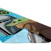 image:imageJay Franco Kids Beach Towel  100 Cotton Super Soft Absorbent Bath Towel 28 x 58 Inch Lightweight for Travel Official Licensed Product Blue  The MandalorianBlue  the Mandalorian