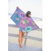 image:imageJay Franco Kids Beach Towel  100 Cotton Super Soft Absorbent Bath Towel 28 x 58 Inch Lightweight for Travel Official Licensed Product Blue  The MandalorianMulti  Unicorn Academy