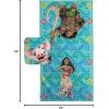 image:imageJay Franco Kids Hooded Towel  22 x 51 Super Soft Bath Wrap with 3D Hood Beach Pool amp Travel Official Licensed Product Multi  The Mandalorian Baby YodaBathWash Set