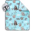 image:imageJay Franco Kids Nogginz Set  12 Inches Nogginz Pillow amp 40 x 50 Inches Cozy Plush Throw Blanket UltraSoft Character Nap Set for Travel Bedroom amp Couch Dcor Gray  The MandalorianGray  the Mandalorian