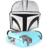 image:imageJay Franco Kids Nogginz Set  12 Inches Nogginz Pillow amp 40 x 50 Inches Cozy Plush Throw Blanket UltraSoft Character Nap Set for Travel Bedroom amp Couch Dcor Gray  The MandalorianGray  the Mandalorian