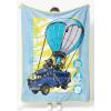 image:imageJay Franco Kids Plush Throw Blanket  Soft amp Cozy Fleece Throw for Bedroom amp Couch Dcor Official Licensed Product Blue  The Mandalorian 40x50  Travel BlanketBlue  Fortnite