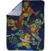 image:imageJay Franco Kids Plush Throw Blanket  Soft amp Cozy Fleece Throw for Bedroom amp Couch Dcor Official Licensed Product Blue  The Mandalorian 40x50  Travel BlanketBlue  Teenage Mutant Ninja Turtles