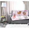 image:imageJay Franco Kids Plush Throw Blanket  Soft amp Cozy Fleece Throw for Bedroom amp Couch Dcor Official Licensed Product Blue  The Mandalorian 40x50  Travel BlanketPink  Disney Cats