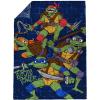 image:imageJay Franco Kids Plush Throw Blanket  Soft amp Cozy Fleece Throw for Bedroom amp Couch Dcor Official Licensed Product Blue  The Mandalorian 40x50  Travel BlanketBlue  Teenage Mutant Ninja Turtles