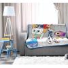 image:imageJay Franco Kids Plush Throw Blanket  Soft amp Cozy Fleece Throw for Bedroom amp Couch Dcor Official Licensed Product Blue  The Mandalorian 40x50  Travel BlanketGray  Toy Story