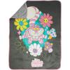 image:imageJay Franco Kids Plush Throw Blanket  Soft amp Cozy Fleece Throw for Bedroom amp Couch Dcor Official Licensed Product Blue  The Mandalorian 40x50  Travel BlanketGray  Alice in Wonderland