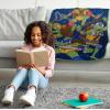 image:imageJay Franco Kids Plush Throw Blanket  Soft amp Cozy Fleece Throw for Bedroom amp Couch Dcor Official Licensed Product Blue  The Mandalorian 40x50  Travel BlanketBlue  Teenage Mutant Ninja Turtles