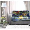 image:imageJay Franco Kids Plush Throw Blanket  Soft amp Cozy Fleece Throw for Bedroom amp Couch Dcor Official Licensed Product Blue  The Mandalorian 40x50  Travel BlanketBlue  Teenage Mutant Ninja Turtles