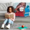 image:imageJay Franco Kids Plush Throw Blanket  Soft amp Cozy Fleece Throw for Bedroom amp Couch Dcor Official Licensed Product Blue  The Mandalorian 40x50  Travel BlanketBlue  Moana