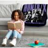 image:imageJay Franco Kids Plush Throw Blanket  Soft amp Cozy Fleece Throw for Bedroom amp Couch Dcor Official Licensed Product Blue  The Mandalorian 40x50  Travel BlanketBlack  Huntrix
