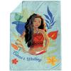 image:imageJay Franco Kids Plush Throw Blanket  Soft amp Cozy Fleece Throw for Bedroom amp Couch Dcor Official Licensed Product Green  Moana 60x90  Large BlanketGreen  Moana