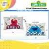 image:imageSesame Street 2 Pack Reversible Pillowcases  Double Sided Pillow Covers Kids Super Soft Elmo and Cookie Monster Bedding