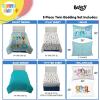 image:imageSesame Street Full Comforter Set  7 Piece Kids Bedding Includes Comforter Sheets amp Pillow Cover  Super Soft Microfiber Bed Set with Elmo Cookie Monster and Big BirdMulti  Bluey