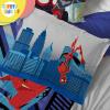 image:imageSesame Street Full Comforter Set  7 Piece Kids Bedding Includes Comforter Sheets amp Pillow Cover  Super Soft Microfiber Bed Set with Elmo Cookie Monster and Big BirdGray  Spiderman