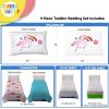 image:imageSesame Street Full Comforter Set  7 Piece Kids Bedding Includes Comforter Sheets amp Pillow Cover  Super Soft Microfiber Bed Set with Elmo Cookie Monster and Big BirdPink  Rainbow Unicorns