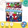 image:imageSesame Street Full Comforter Set  7 Piece Kids Bedding Includes Comforter Sheets amp Pillow Cover  Super Soft Microfiber Bed Set with Elmo Cookie Monster and Big BirdMulti  Spidey  Friends