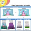 image:imageSesame Street Full Comforter Set  7 Piece Kids Bedding Includes Comforter Sheets amp Pillow Cover  Super Soft Microfiber Bed Set with Elmo Cookie Monster and Big BirdMulti  Magic Castle