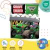 image:imageSesame Street Full Comforter Set  7 Piece Kids Bedding Includes Comforter Sheets amp Pillow Cover  Super Soft Microfiber Bed Set with Elmo Cookie Monster and Big BirdMulti  Monster Jam