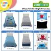 image:imageSesame Street Full Comforter Set  7 Piece Kids Bedding Includes Comforter Sheets amp Pillow Cover  Super Soft Microfiber Bed Set with Elmo Cookie Monster and Big BirdBlue  Sesame Street