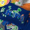 image:imageSesame Street Full Comforter Set  7 Piece Kids Bedding Includes Comforter Sheets amp Pillow Cover  Super Soft Microfiber Bed Set with Elmo Cookie Monster and Big BirdBlue  Blippi