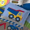 image:imageSesame Street Full Comforter Set  7 Piece Kids Bedding Includes Comforter Sheets amp Pillow Cover  Super Soft Microfiber Bed Set with Elmo Cookie Monster and Big BirdMulti  Construction Zone