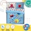 image:imageSesame Street Full Comforter Set  7 Piece Kids Bedding Includes Comforter Sheets amp Pillow Cover  Super Soft Microfiber Bed Set with Elmo Cookie Monster and Big BirdBlue  Sesame Street