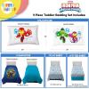image:imageSesame Street Full Comforter Set  7 Piece Kids Bedding Includes Comforter Sheets amp Pillow Cover  Super Soft Microfiber Bed Set with Elmo Cookie Monster and Big BirdBlue  Iron Man  His Awesome Friends