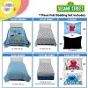 image:imageSesame Street Full Comforter Set  7 Piece Kids Bedding Includes Comforter Sheets amp Pillow Cover  Super Soft Microfiber Bed Set with Elmo Cookie Monster and Big BirdBlue  Sesame Street