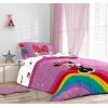 image:imageSesame Street Full Comforter Set  7 Piece Kids Bedding Includes Comforter Sheets amp Pillow Cover  Super Soft Microfiber Bed Set with Elmo Cookie Monster and Big BirdPink  Minnie Mouse