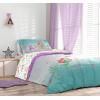 image:imageSesame Street Full Comforter Set  7 Piece Kids Bedding Includes Comforter Sheets amp Pillow Cover  Super Soft Microfiber Bed Set with Elmo Cookie Monster and Big BirdMulti  Little Mermaid