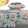 image:imageSesame Street Full Comforter Set  7 Piece Kids Bedding Includes Comforter Sheets amp Pillow Cover  Super Soft Microfiber Bed Set with Elmo Cookie Monster and Big BirdBlue  Blippi
