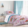 image:imageSesame Street Full Comforter Set  7 Piece Kids Bedding Includes Comforter Sheets amp Pillow Cover  Super Soft Microfiber Bed Set with Elmo Cookie Monster and Big BirdPink  Rainbow Unicorns