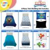 image:imageSesame Street Full Comforter Set  7 Piece Kids Bedding Includes Comforter Sheets amp Pillow Cover  Super Soft Microfiber Bed Set with Elmo Cookie Monster and Big BirdBlue  Iron Man  His Awesome Friends