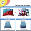 image:imageSunny Side Up Flutter Twin Sheet Set  3 Piece Kids Bedding Set Includes Pillow Cover  Super Soft Floral Microfiber SheetsBlue  Spiderman