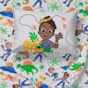 image:imageSunny Side Up Flutter Twin Sheet Set  3 Piece Kids Bedding Set Includes Pillow Cover  Super Soft Floral Microfiber SheetsGray  Blippi