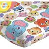 image:imageSunny Side Up Flutter Twin Sheet Set  3 Piece Kids Bedding Set Includes Pillow Cover  Super Soft Floral Microfiber SheetsMulti  Cocomelon