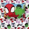 image:imageSunny Side Up Flutter Twin Sheet Set  3 Piece Kids Bedding Set Includes Pillow Cover  Super Soft Floral Microfiber SheetsMulti  Spidey  Friends