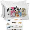 image:imageSunny Side Up Flutter Twin Sheet Set  3 Piece Kids Bedding Set Includes Pillow Cover  Super Soft Floral Microfiber SheetsWhite  Bluey