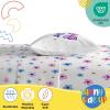image:imageSunny Side Up Flutter Twin Sheet Set  3 Piece Kids Bedding Set Includes Pillow Cover  Super Soft Floral Microfiber SheetsWhite  Flutter