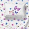 image:imageSunny Side Up Flutter Twin Sheet Set  3 Piece Kids Bedding Set Includes Pillow Cover  Super Soft Floral Microfiber SheetsWhite  Flutter