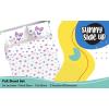 image:imageSunny Side Up Flutter Twin Sheet Set  3 Piece Kids Bedding Set Includes Pillow Cover  Super Soft Floral Microfiber SheetsWhite  Flutter