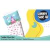 image:imageSunny Side Up Flutter Twin Sheet Set  3 Piece Kids Bedding Set Includes Pillow Cover  Super Soft Floral Microfiber SheetsWhite  Magic Castle