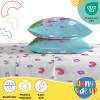 image:imageSunny Side Up Flutter Twin Sheet Set  3 Piece Kids Bedding Set Includes Pillow Cover  Super Soft Floral Microfiber SheetsWhite  Magic Castle