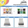 image:imageSunny Side Up Flutter Twin Sheet Set  3 Piece Kids Bedding Set Includes Pillow Cover  Super Soft Floral Microfiber SheetsWhite  Minecraft